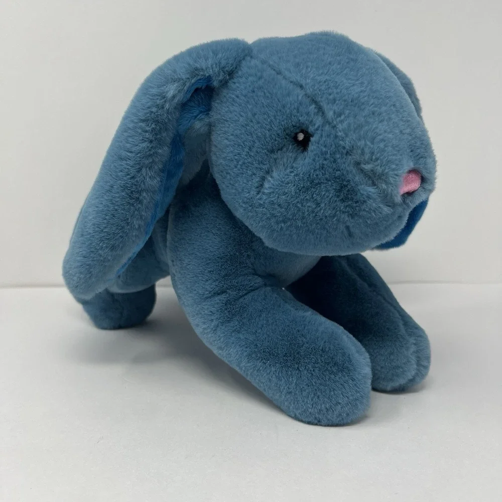 Blue Floppy Bunny Rabbit Plush Soft squishable Stuffed Animal Gift